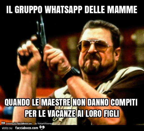Il gruppo whatsapp delle mamme quando le maestre non danno compiti per le vacanze ai loro figli