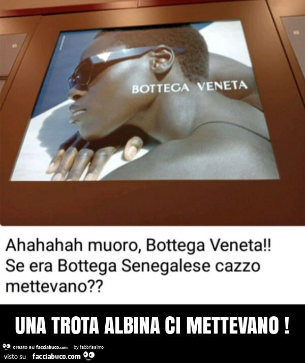 Una trota albina ci mettevano