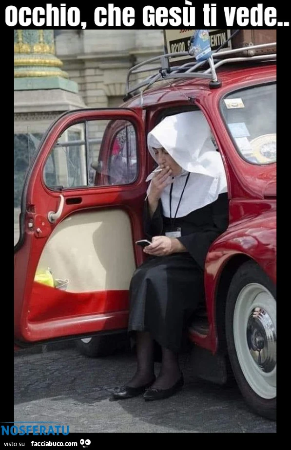 Occhio che Gesù ti vede