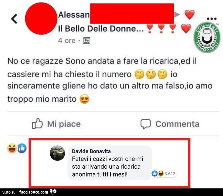 Commenti Memorabili - [CM STORY] Ci sono due tipi di persone