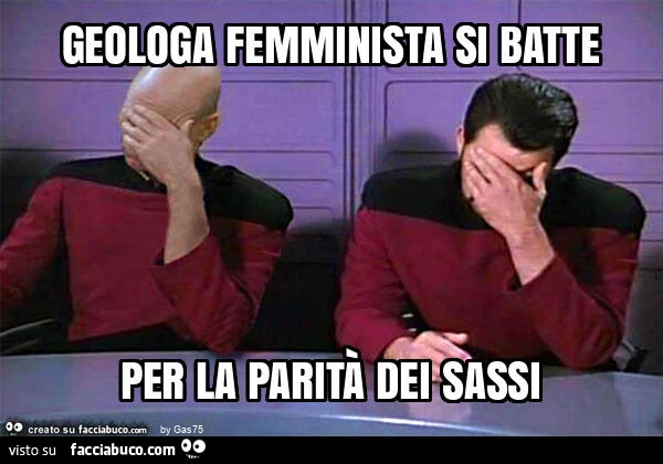 Geologa femminista si batte per la parità dei sassi