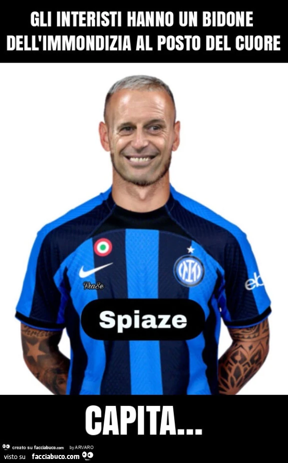 Gli interisti hanno un bidone dell'immondizia al posto del cuore capita&hellip;