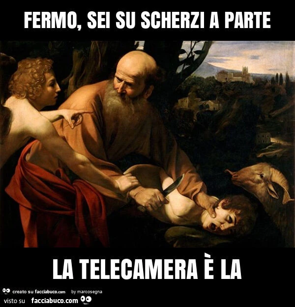 Fermo, sei su scherzi a parte la telecamera è la
