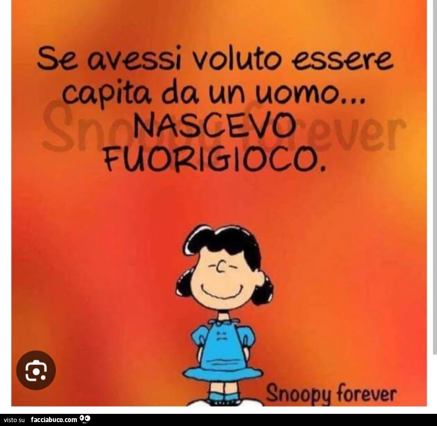 Se avessi voluto essere capita da un uomo nascevo fuorigioco