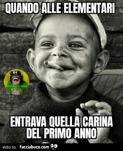 Quando alle elementari entrava quella carina del primo anno