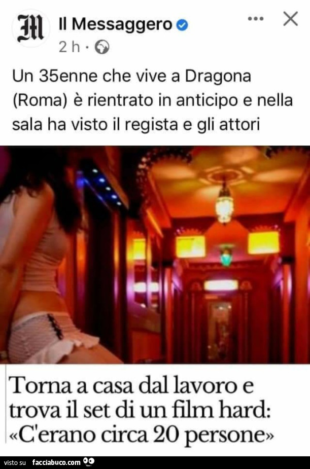 Un 35enne che vive a dragona roma è rientrato in anticipo