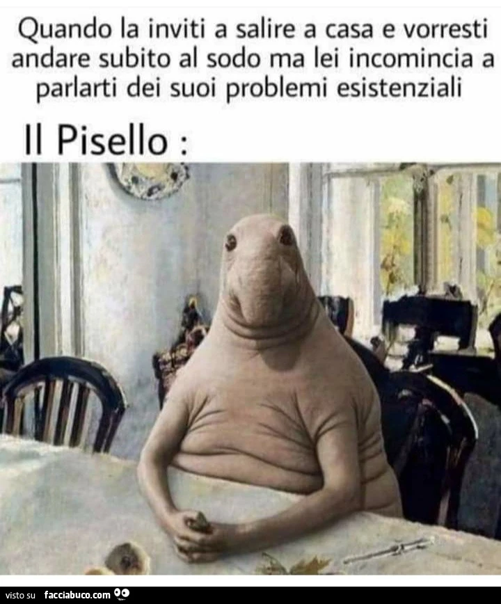Quando la inviti a salire a casa e vorresti andare subito al sodi
