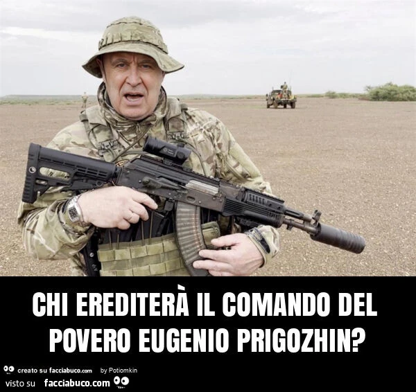 Chi erediterà il comando del povero eugenio prigozhin?