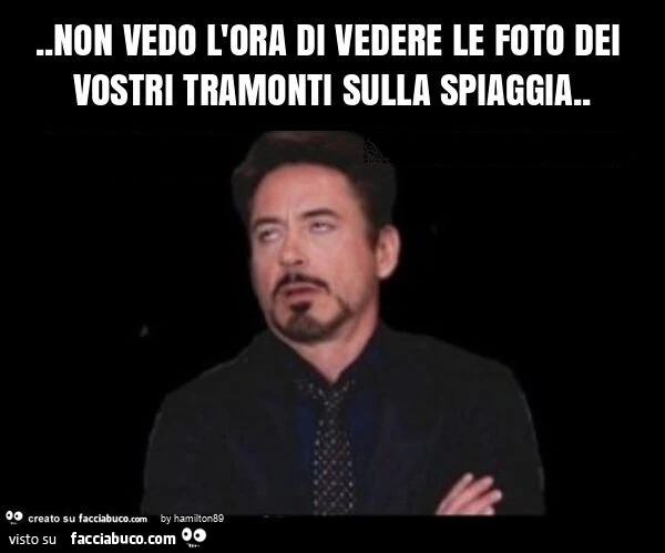 Non vedo l'ora di vedere le foto dei vostri tramonti sulla spiaggia