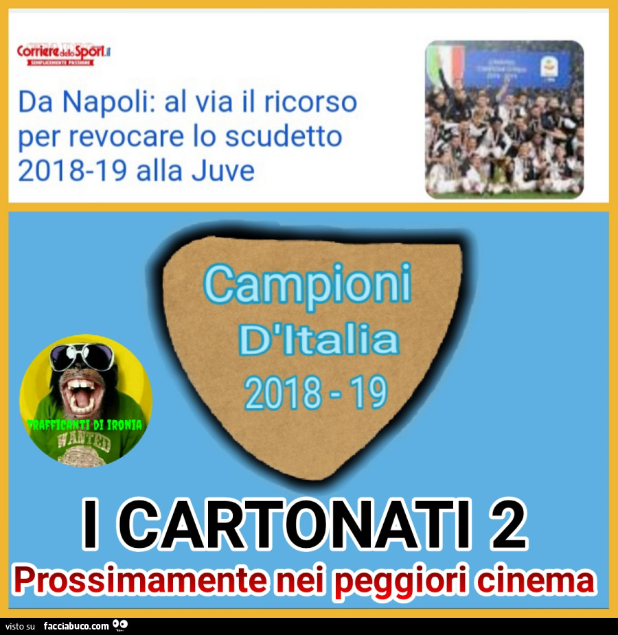 Da napoli al via il ricorso per revocare lo scudetto 2018 - 19