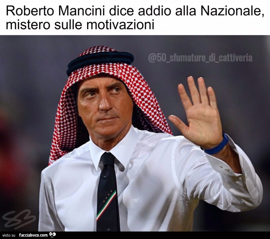 Mancini dice addio alla Nazionale
