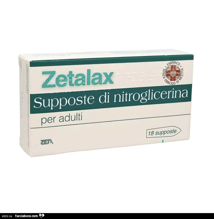 Zetalax supposte di nitroglicerina per adulti