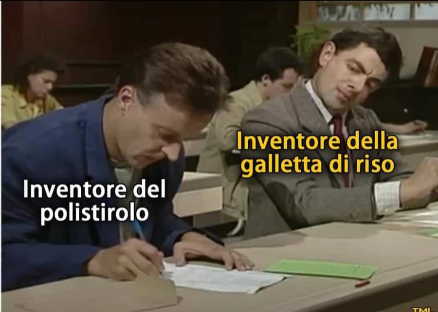 Galletta di riso copione immangiabile