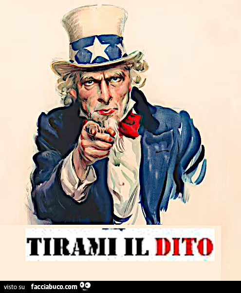 Zio Sam… Tirami il dito