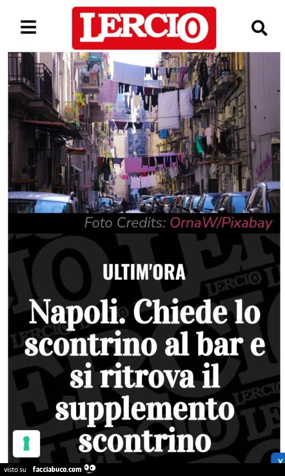 Ultim'ora napoli chiede lo scontrino al bar e si ritrova