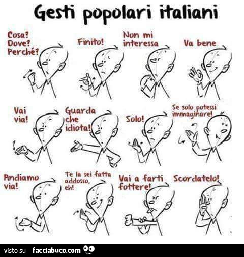 Gesti popolari italiani