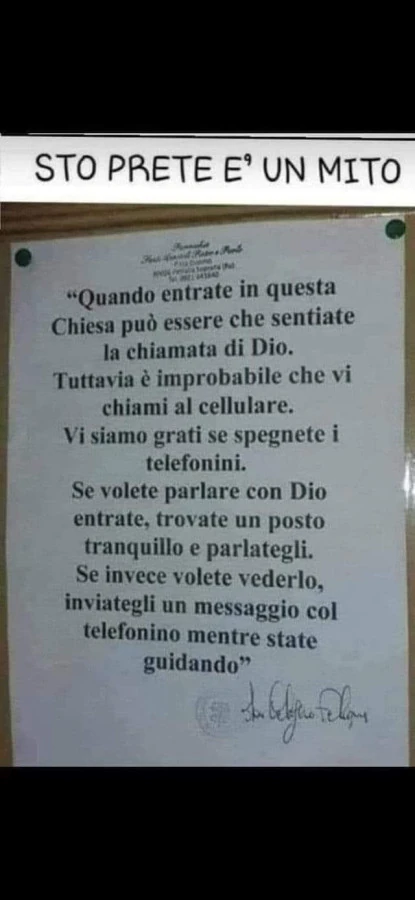 Dio al cellulare
