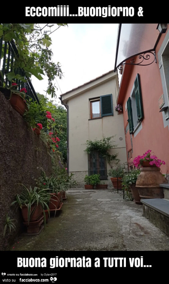 Eccomiiii… buongiorno & buona giornata a tutti voi