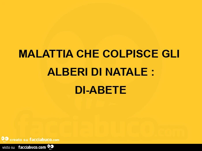 Malattia che colpisce gli alberi di natale: di-abete