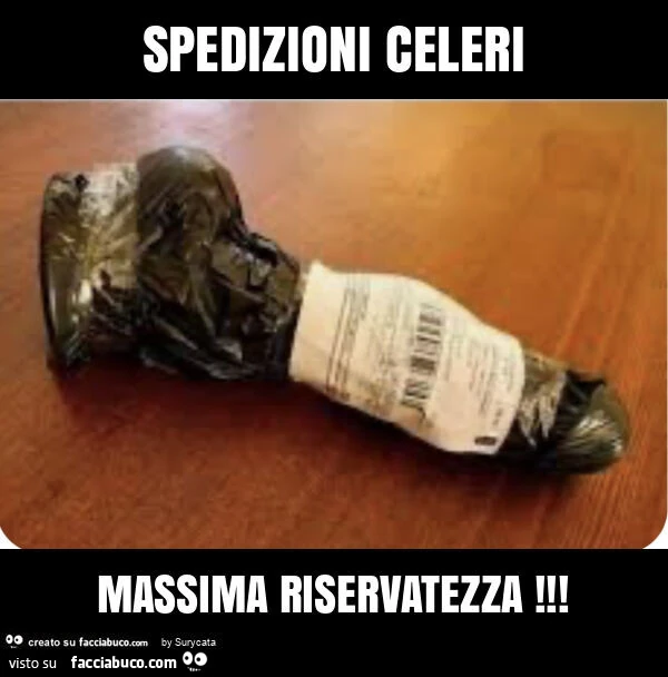 Spedizioni celeri massima riservatezza