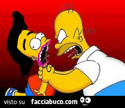 Homer strozza Bart