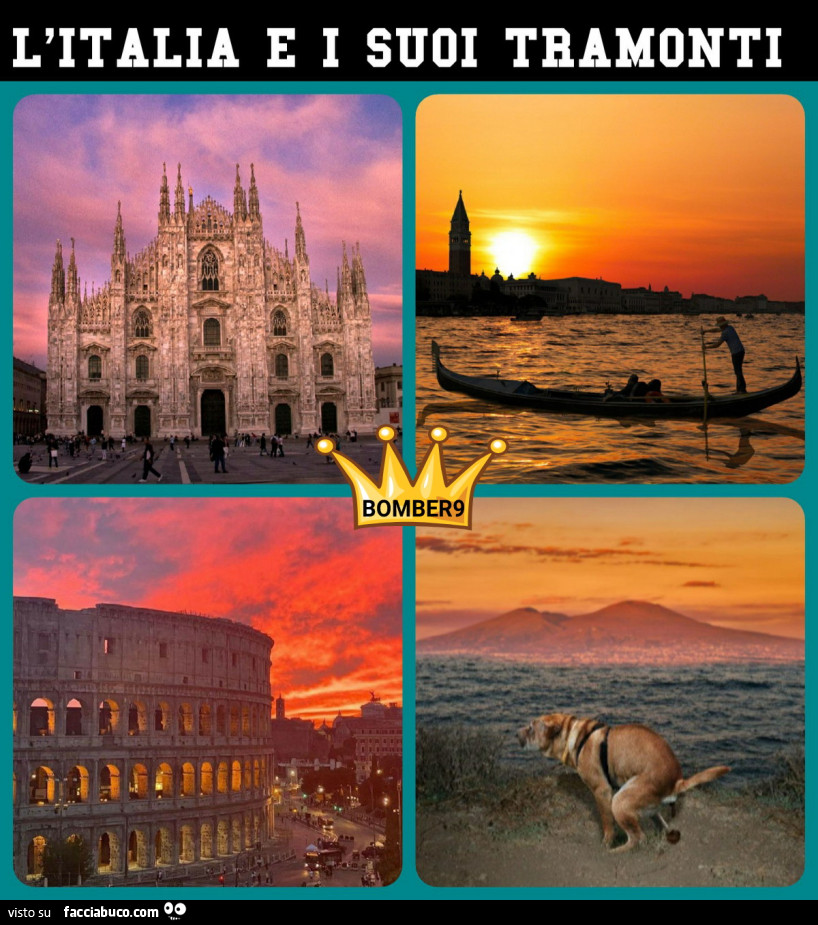 L'Italia e i suoi tramonti