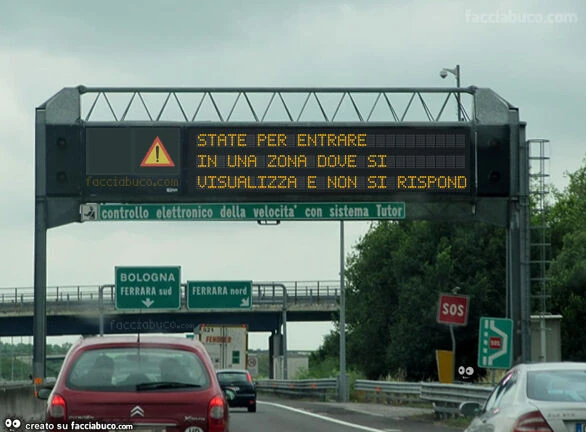 State per entrare in una zona dove si visualizza e non si rispond