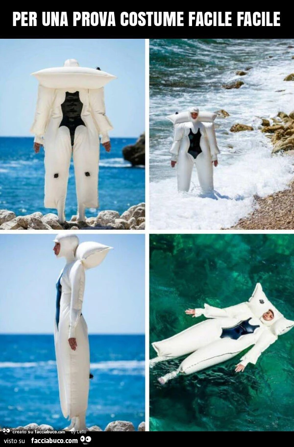 Per una prova costume facile facile