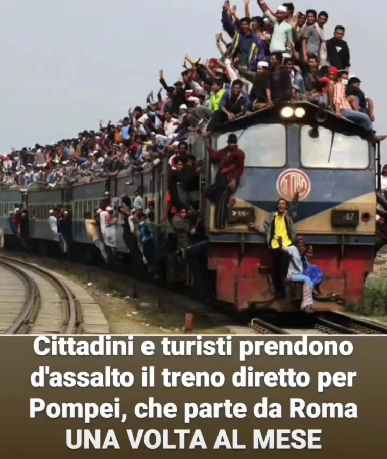 Pompei treno mese