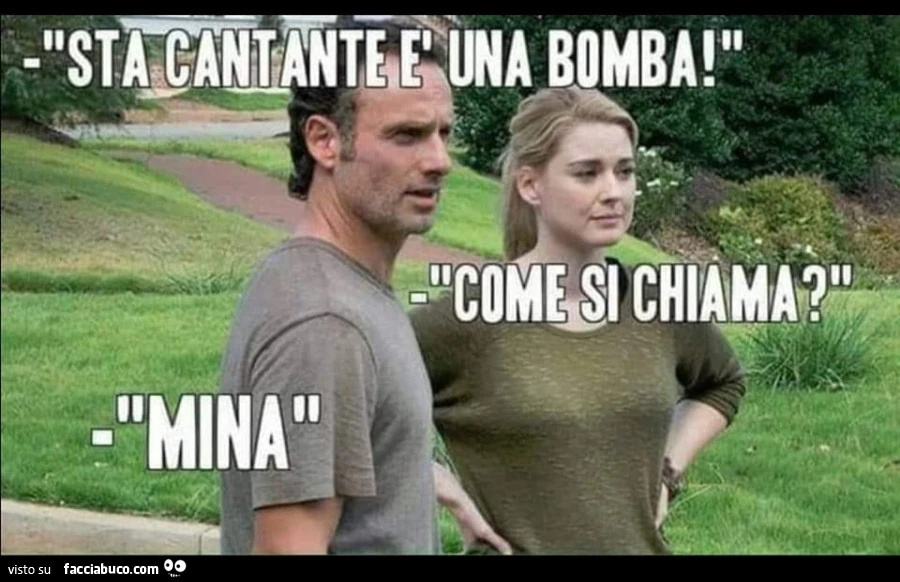 Sta cantante è una bomba! Come si chiama? Mina