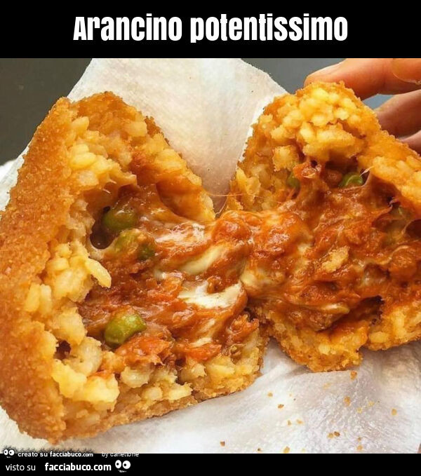 Arancino potentissimo