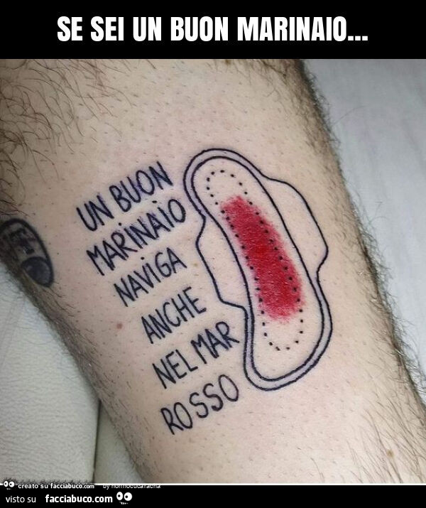 Se sei un buon marinaio