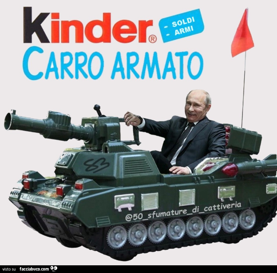 KINDER CARRO ARMATO