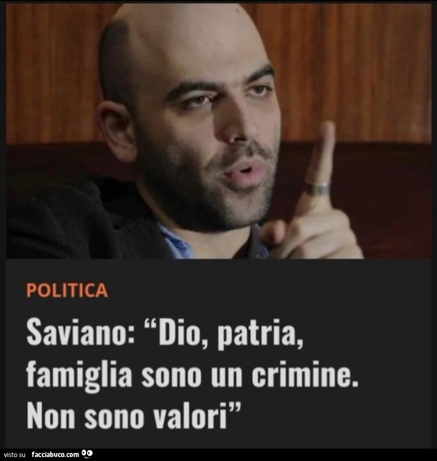 Ideologia di Saviano