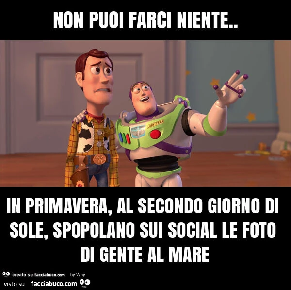 Non puoi farci niente. In primavera, al secondo giorno di sole, spopolano sui social le foto di gente al mare