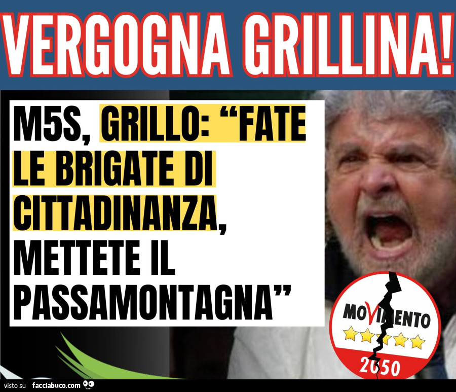 Beppe Grillo Da Comico A Cattivo Maestro Oggi Alla Manifestazione 8148