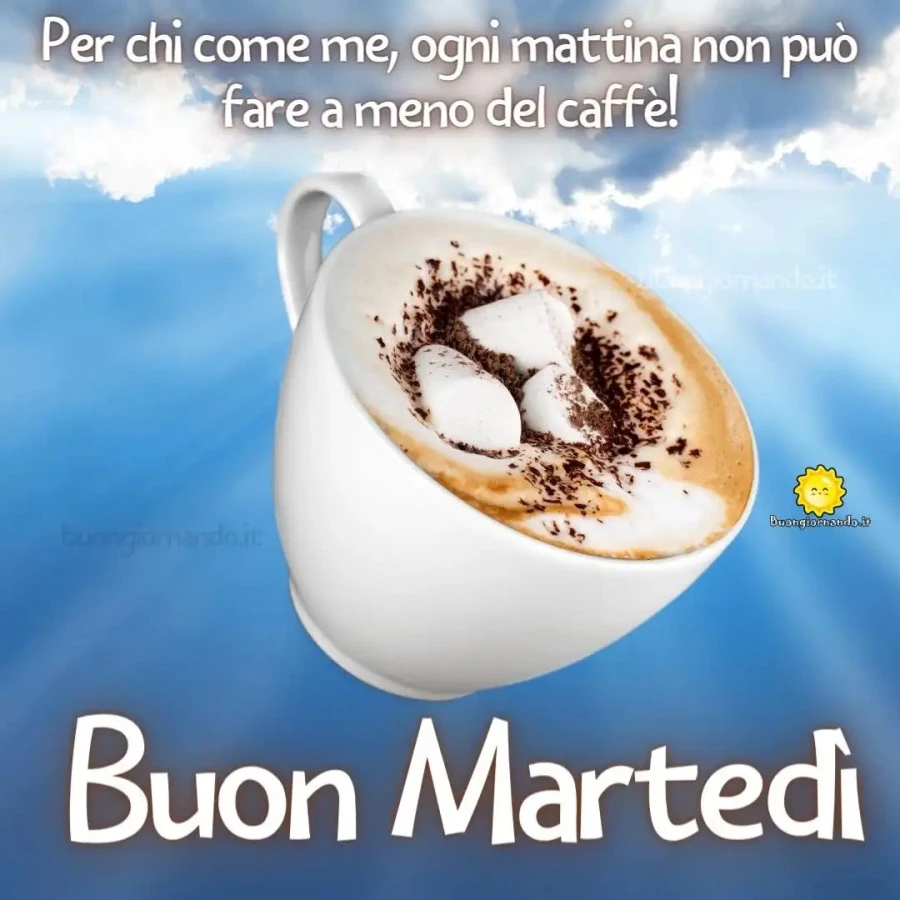 Buongiorno e Buon Martedì. Per chi come me, ogni mattina non può fare a meno del caffè