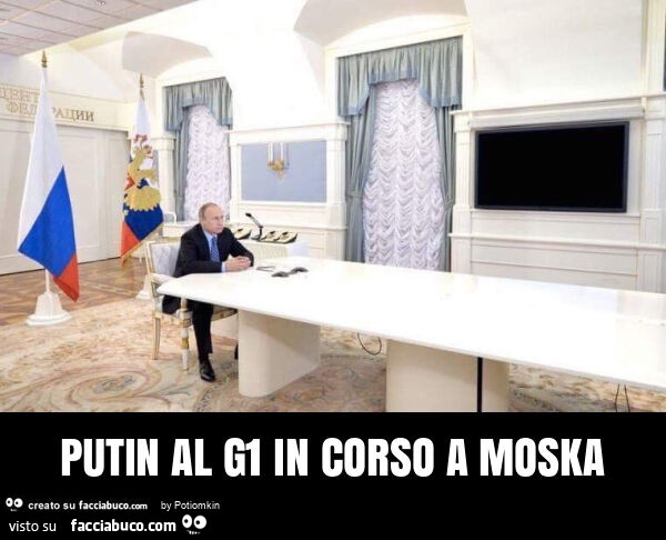 Putin al g1 in corso a moska