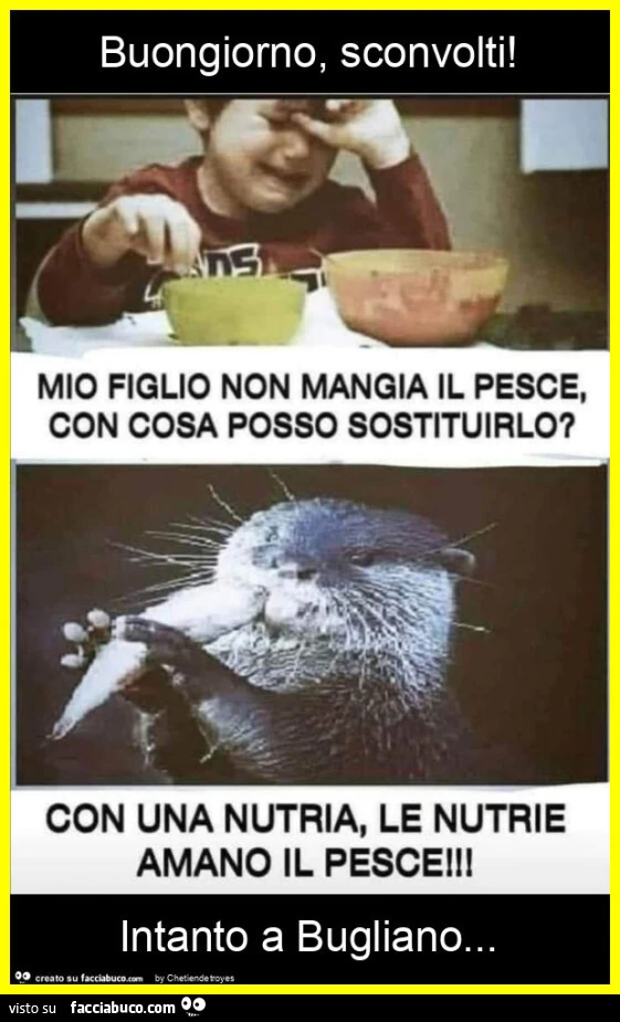 Buongiorno, sconvolti! Intanto a bugliano