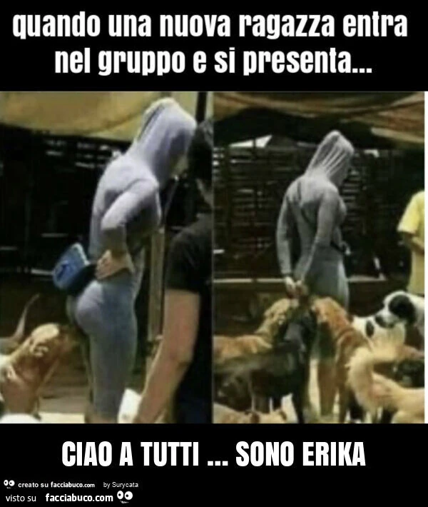 Ciao a tutti &hellip; sono erika