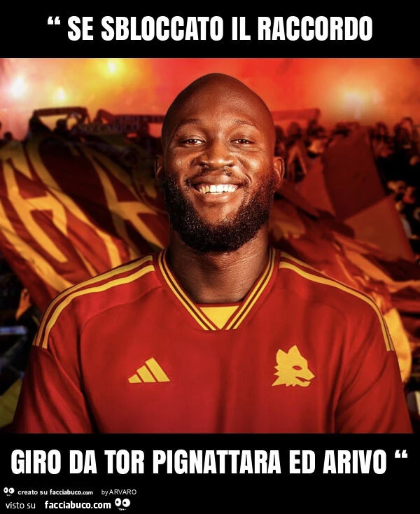 Se sbloccato il raccordo giro da tor pignattara ed arivo