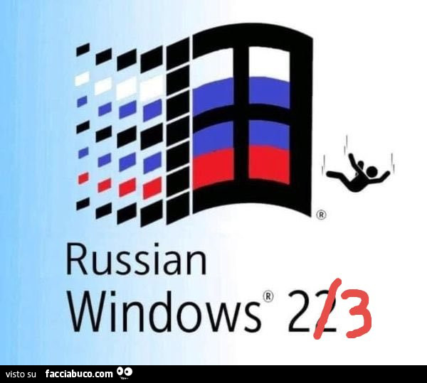 Russia Windows 2022 upgrade to 2023
