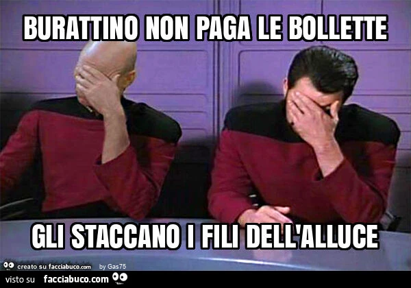 Burattino non paga le bollette gli staccano i fili dell'alluce