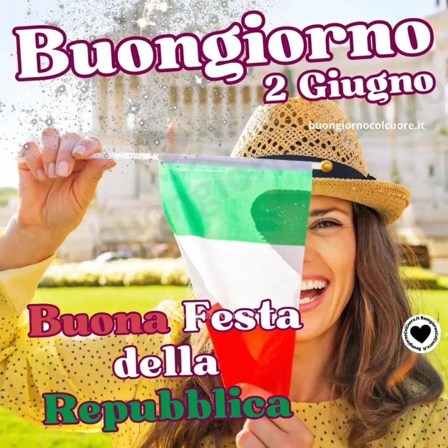 Buongiorno buona Festa della Repubblica a tutti buongiornocolcuore. It
