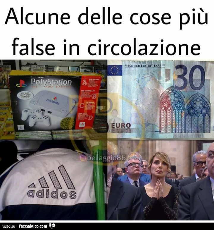 Alcune delle cose più false in circolazione