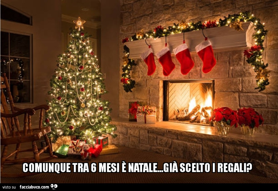 Comunque tra 6 mesi è natale. Già scelto i regali?