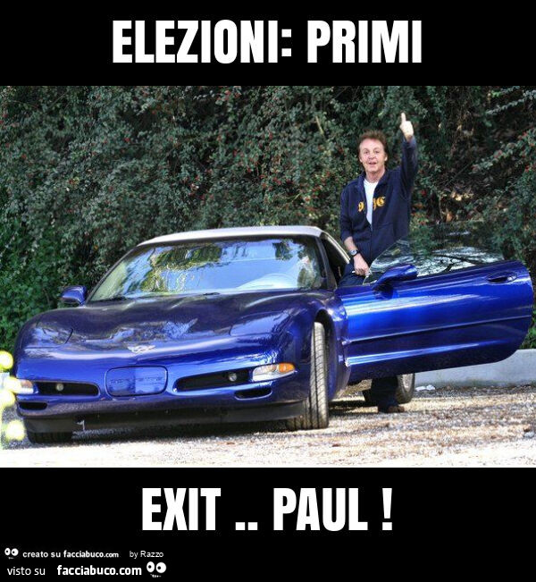 Elezioni Primi Exit Paul Facciabuco Com