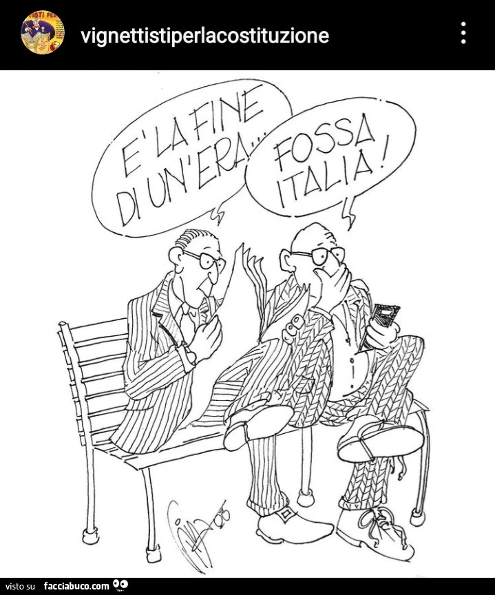 È la fine di un'era&hellip; fossa italia