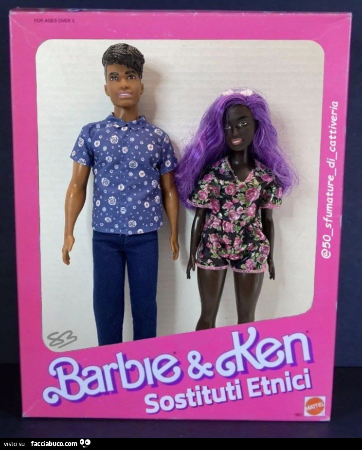 Barbie e Ken negri