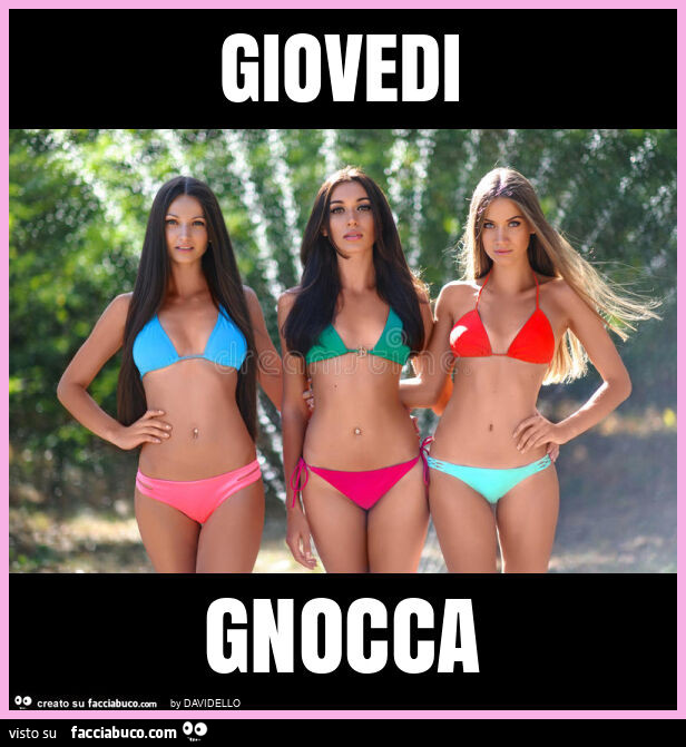 Giovedi gnocca